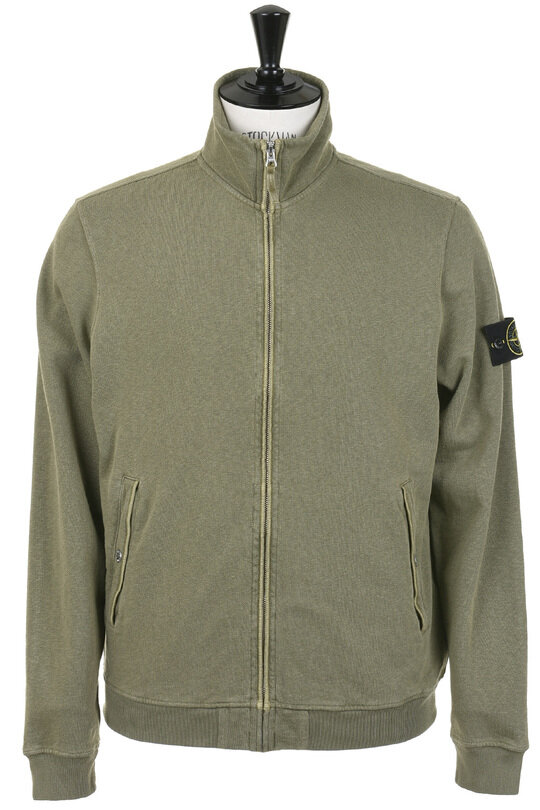6100033 Sweat Track Jacket - Military Green