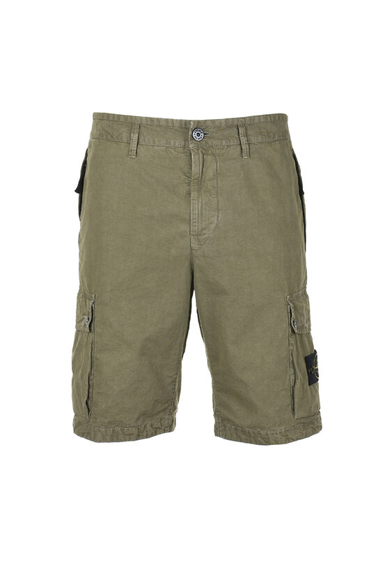 L100019 Short Cotton Twill - Military Green