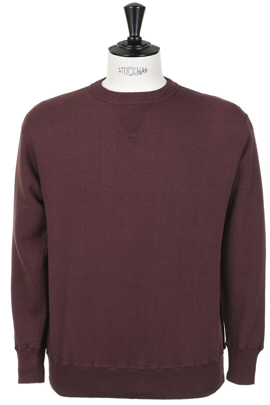 Lot#86001 Loop Wheel Sweatshirt - Bordeaux
