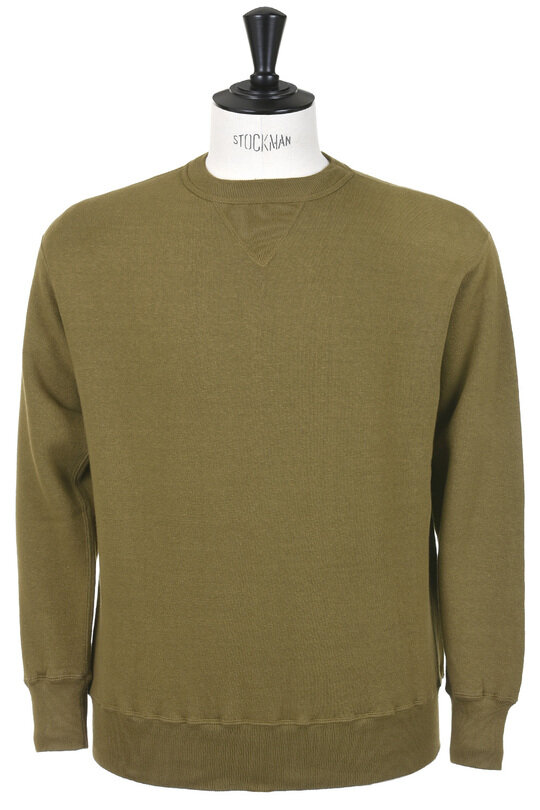 Lot#86001 Loop Wheel Sweatshirt - Khaki