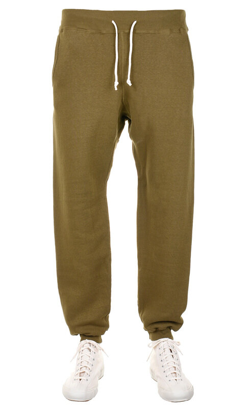 Lot#87006 Loop Wheel Sweat Pants - Khaki