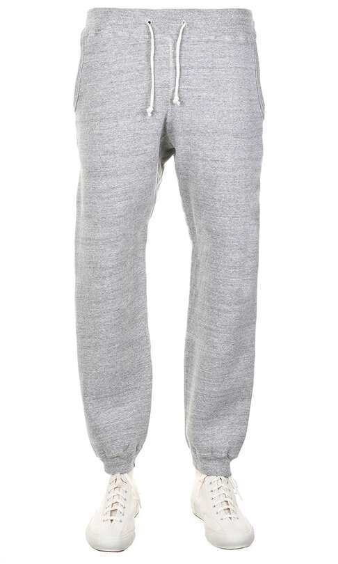 Lot#87006 Loop Wheel Sweat Pants - Heather Grey