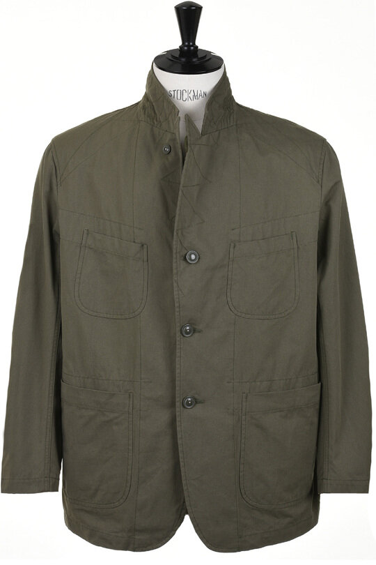 Bedford Jacket Sanded Cloth - Olive