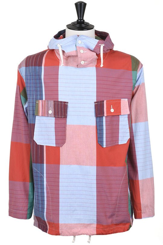 Cagoule Shirt Big Madras Plaid - Red