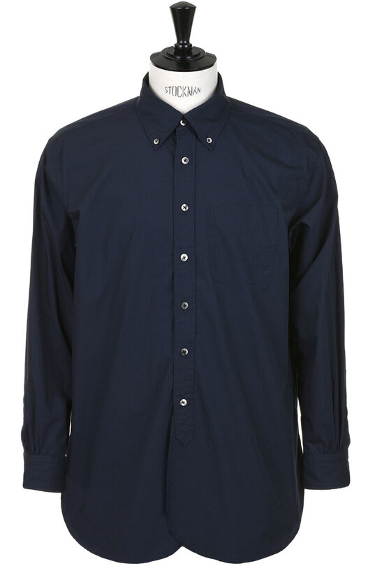 19th Century BD Shirt Cotton Broadcloth - Dark Navy