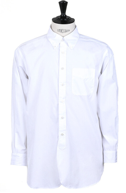 19th Century BD Shirt Cotton Broadcloth - White