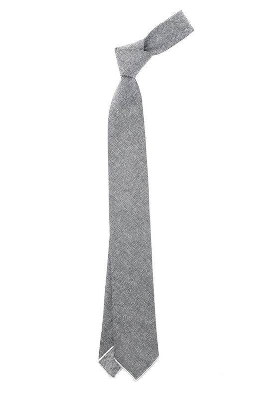 Neck Tie Grey Chambray - Chambray