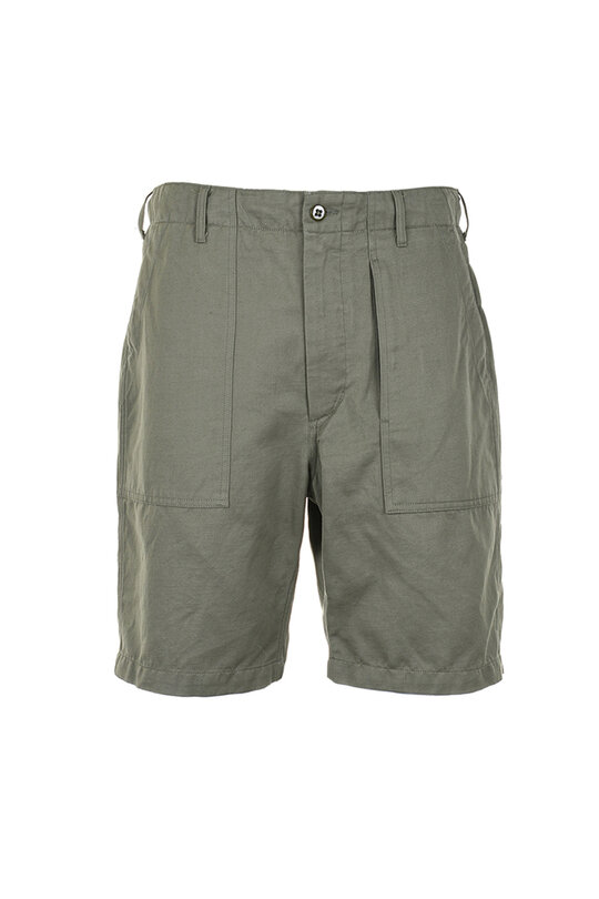 Fatigue Shorts CotLin Heavy Twill - Olive