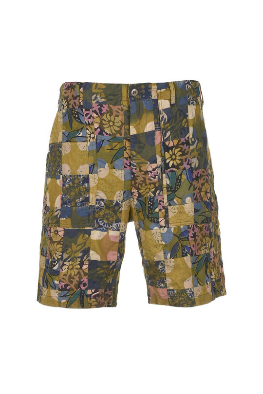 Fatigue Shorts Patchwork - Olive