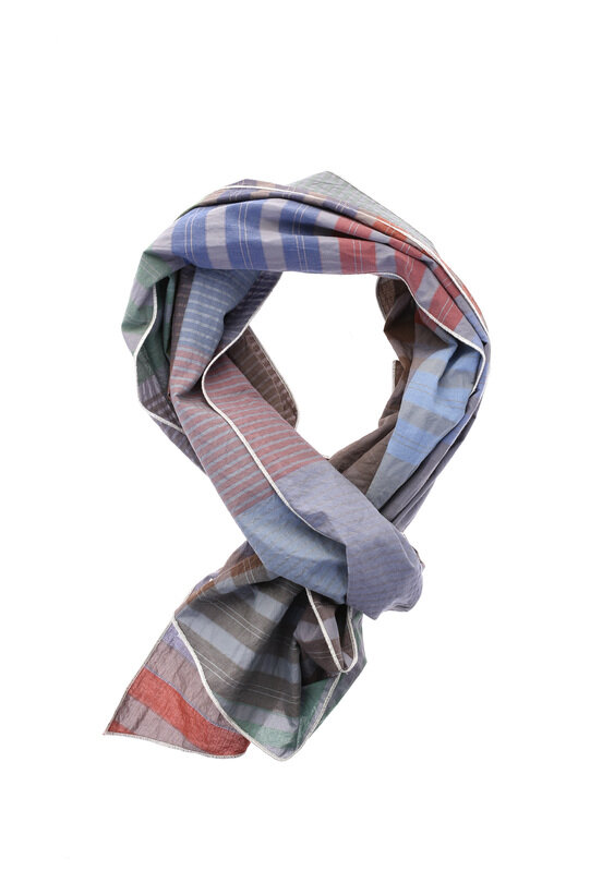 Long Scarf CP Big Plaid - Multi