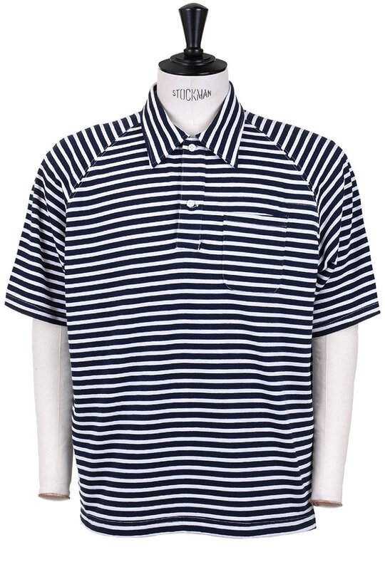 Polo Shirt PC Stripe - Navy/White