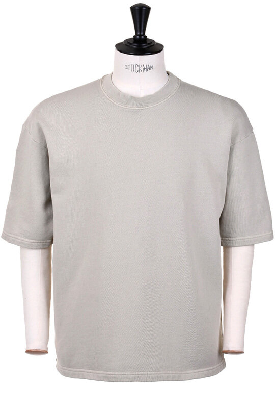 8oz Pigment Dye Short Sleeve Big Tee - Greige