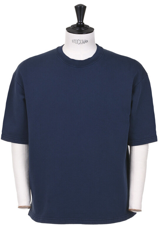 8oz Pigment Dye Short Sleeve Big Tee - Navy