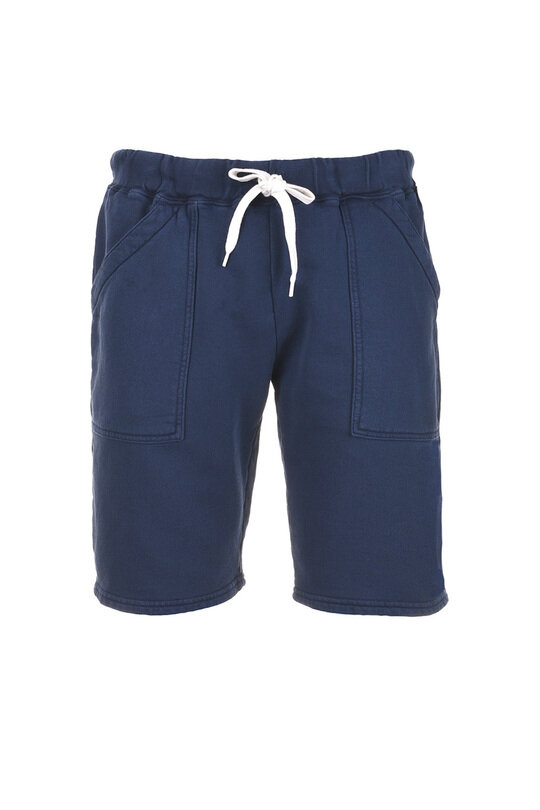 8oz Pigment Dyed Army Gym Shorts - Navy
