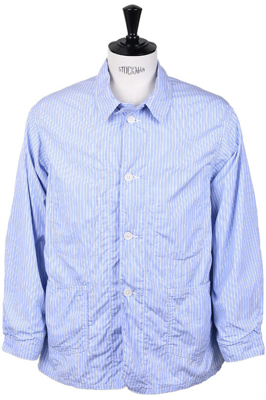 #1101L-SF1 WWII No.1 Jacket Stripe Shirting - Blue