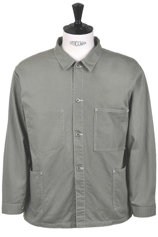 #3114R-MH5 USMC 1930s Utility Jacket Mini HBT - Sage