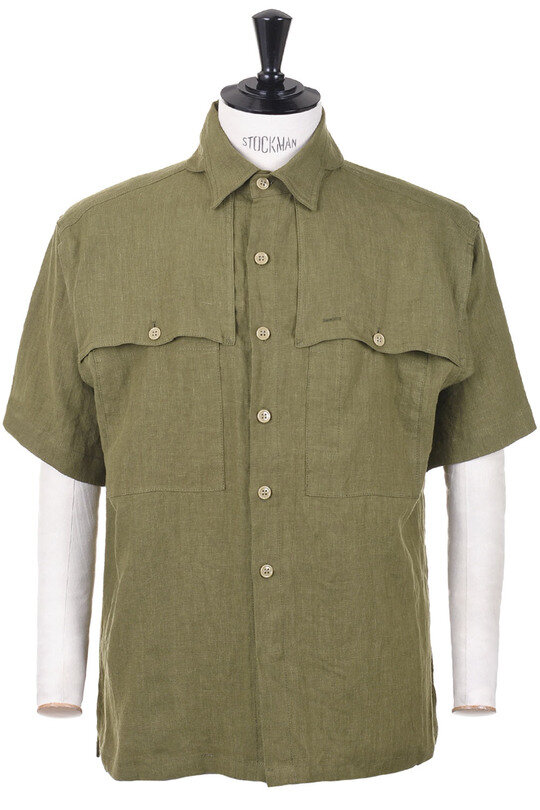 Guide Shirt French Linen - Khaki