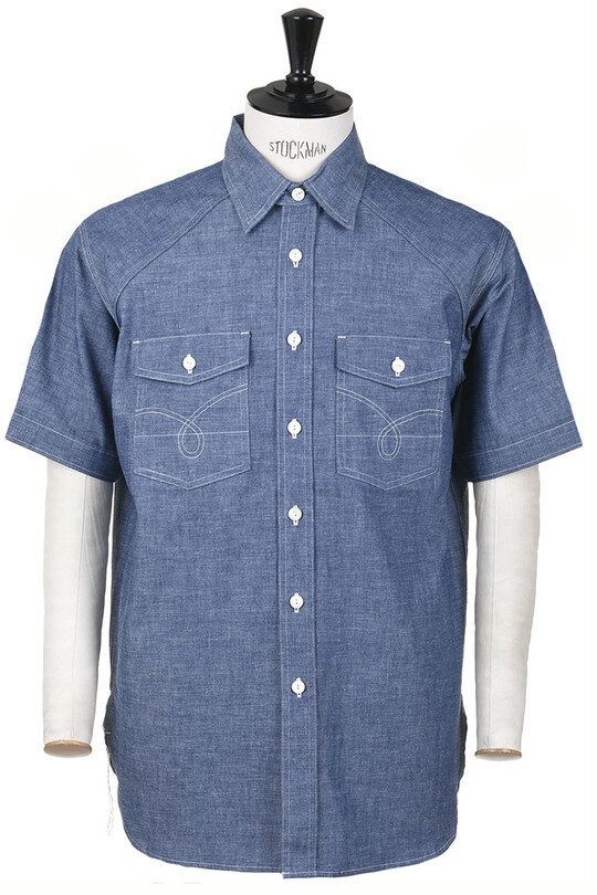 Barn Shirt SS - Chambray Blue