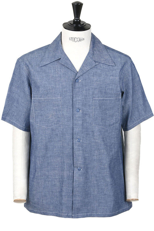 Mil Shirt Chambray - Chambray Blue