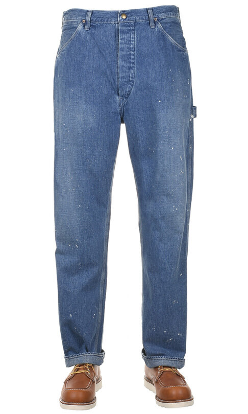 01-5120-P95 Painter Pants With Paint - Used Wash