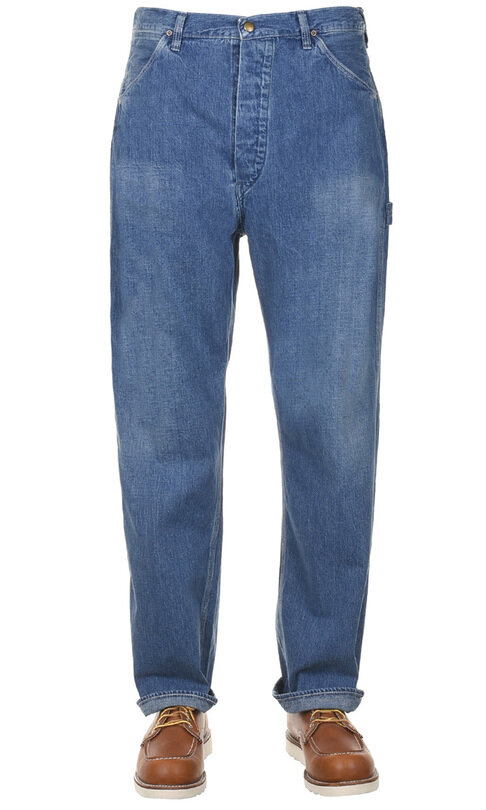01-5120-95 Painter Pant Used Wash - Blue Used Denim