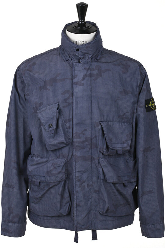 4100071 Faded Camo Light Ripstop-TC - Charcoal Grey