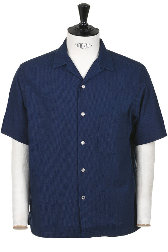 #F3500 Holiday Shirt Sashiko - Indigo