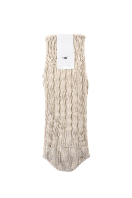 Cotton Rib Socks - Natural