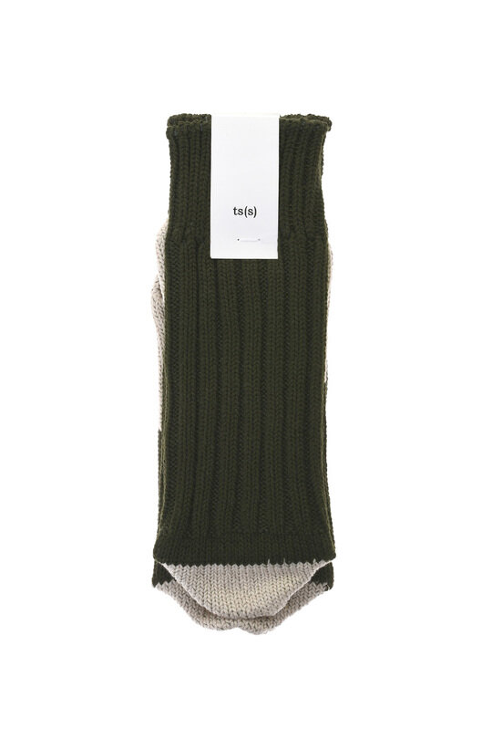 Cotton Rib Socks - Olive Drab