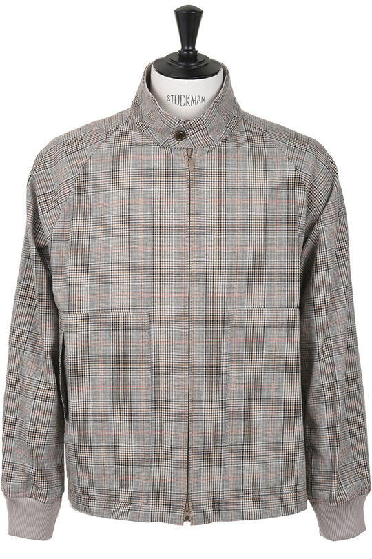 Harrington Zip Front - Glen Plaid