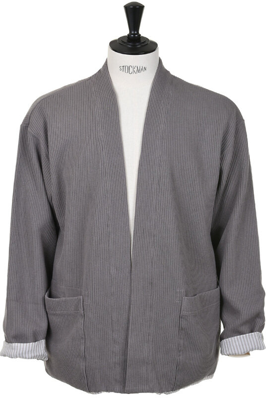 Easy Lined Cardigan - Grey