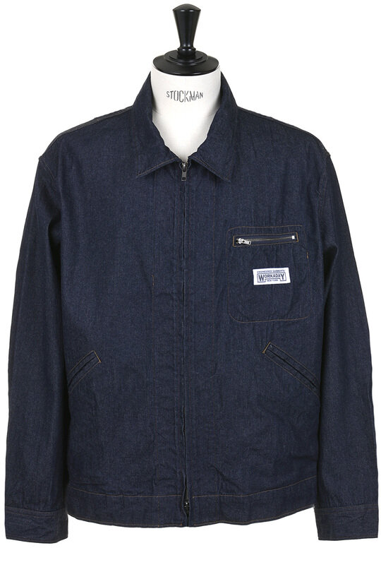 Short Jacket Industrial 8oz Denim - Indigo