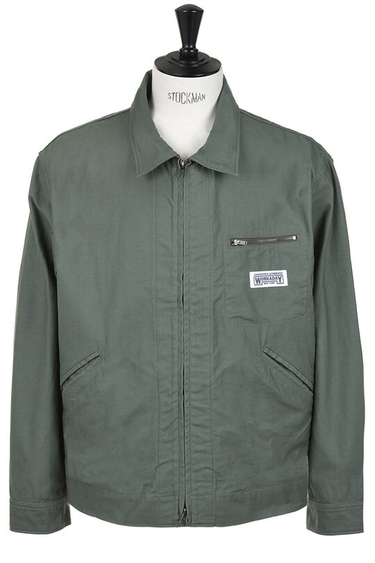 Short Jacket Reverse Sateen - Olive