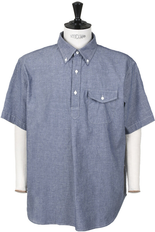 Popover Shirt Chambray - Indigo