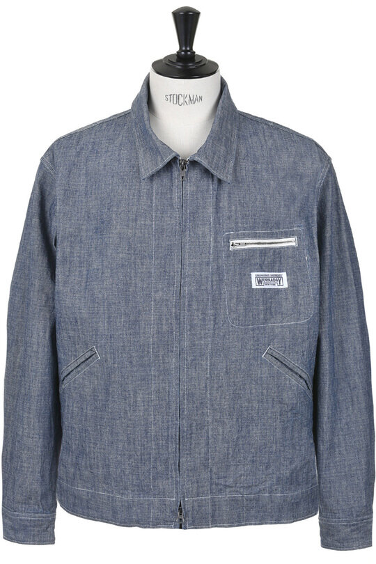 Short Jacket 10oz Sea Canvas - Indigo