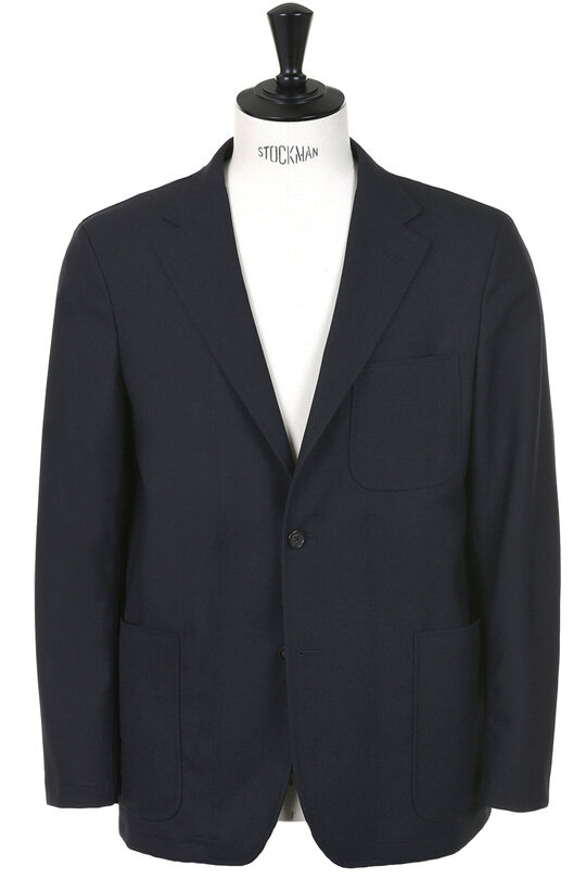Hopsack Blazer - Navy