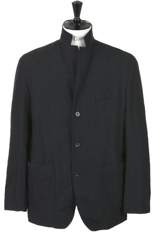 #31.50.3320 Wool Linen Tailored Jacket - Black
