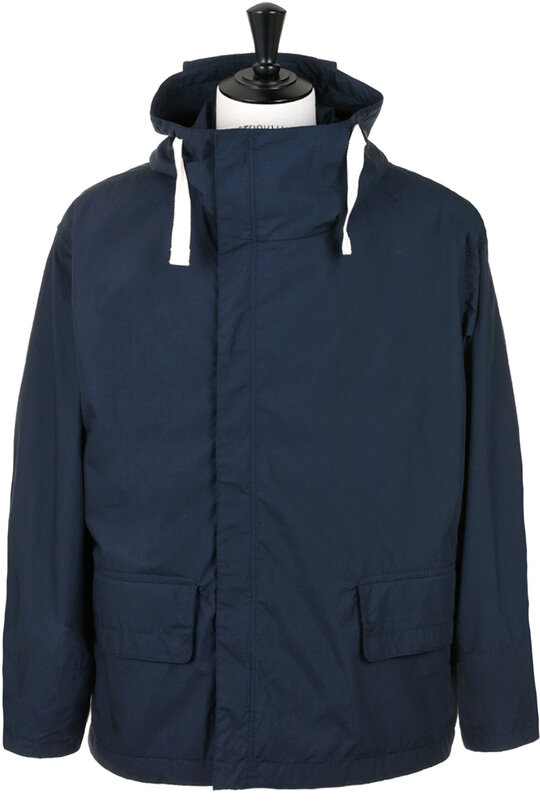 Hooded Deck Jacket - Dark Navy