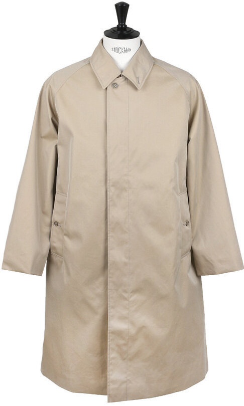 2L Cotton GORE-TEX Balmacaan Coat - Beige