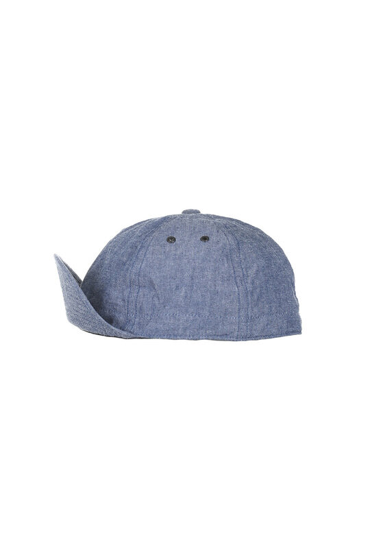 6oz Chambray Army Cap - Indigo