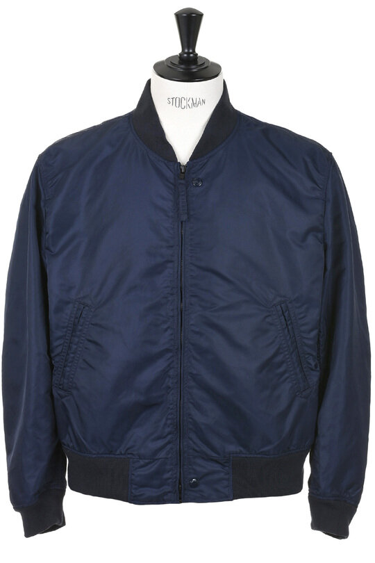 USNA Jacket Flight Satin - Navy