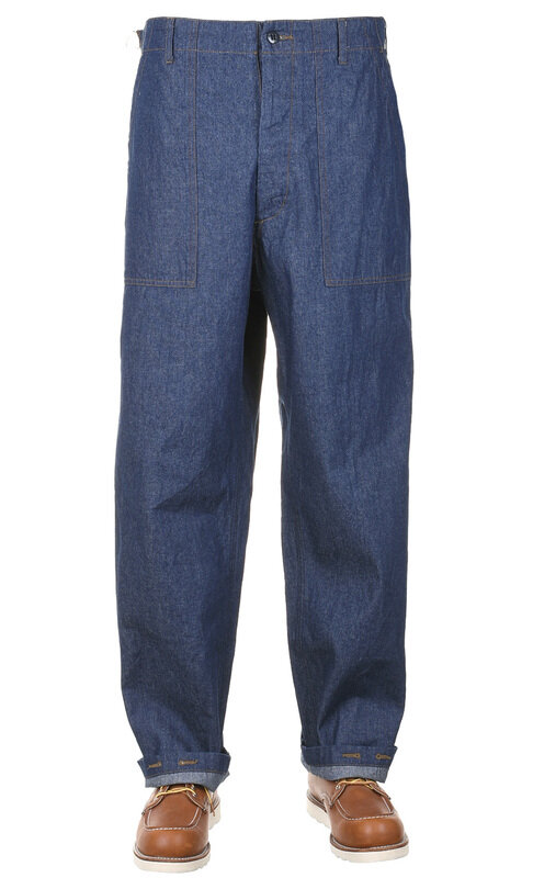 Fatigue Pants Ind 8oz Denim - Indigo