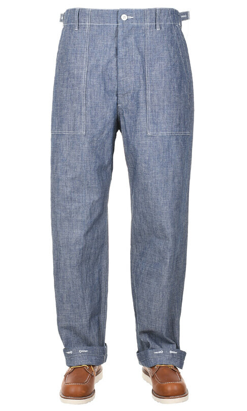 Fatigue Pants 10oz Sea Canvas - Indigo