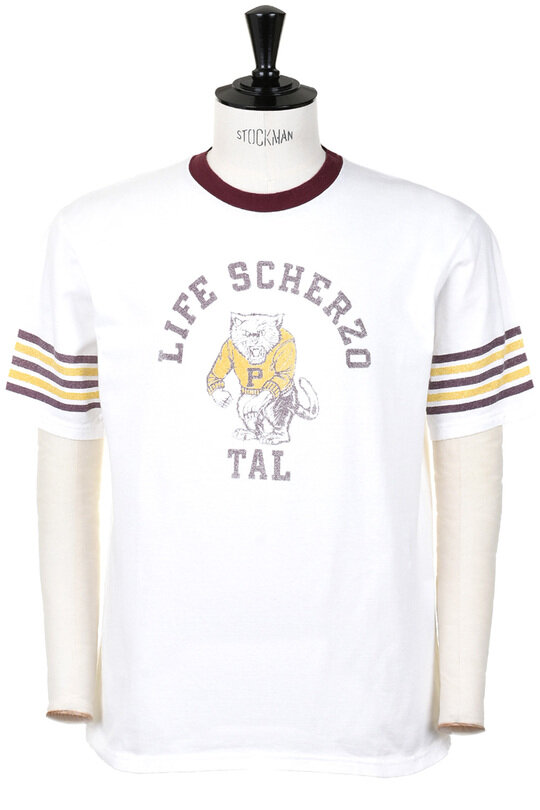 Ringer Tee (Capital College) - White