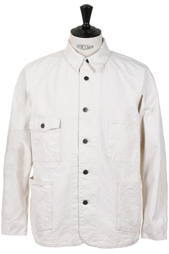 SV-JK- 008-11 10oz Canvas Raglan Coverall - Natural