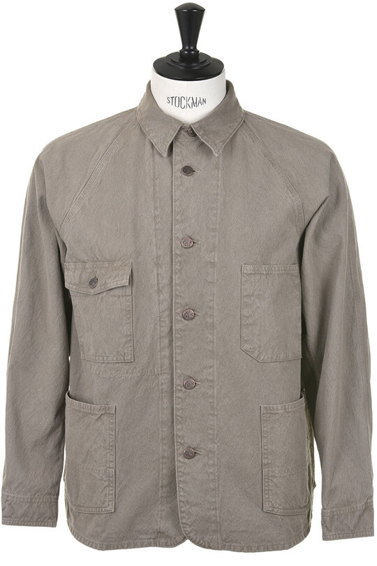 SV-JK- 008-11 10oz Canvas Raglan Coverall - Coffee