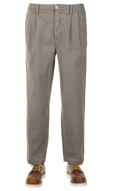 SV-PT-002-11 10oz Canvas 2 Tuck Trouser - Coffee