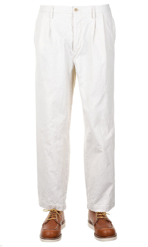 SV-PT-002-11 10oz Canvas 2 Tuck Trouser - Natural
