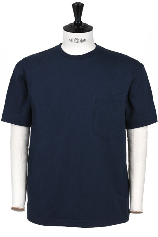 7.5oz Pocket T-shirt - Dark Navy