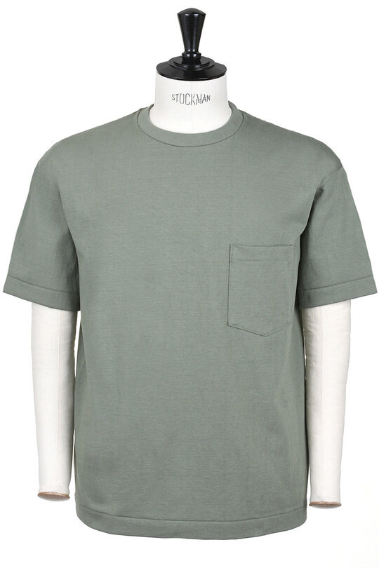7.5oz Pocket T-shirt - Spring Green